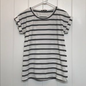 Black and white striped shirt